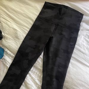 Lululemon black camo leggings